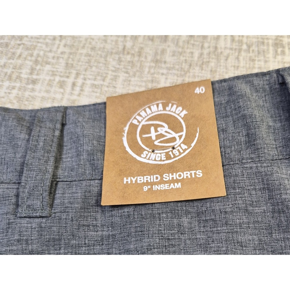 Panama Jack Men's Size 40 9" Hybrid Shorts Gray Golf / Performance - NWT - Picture 8 of 9